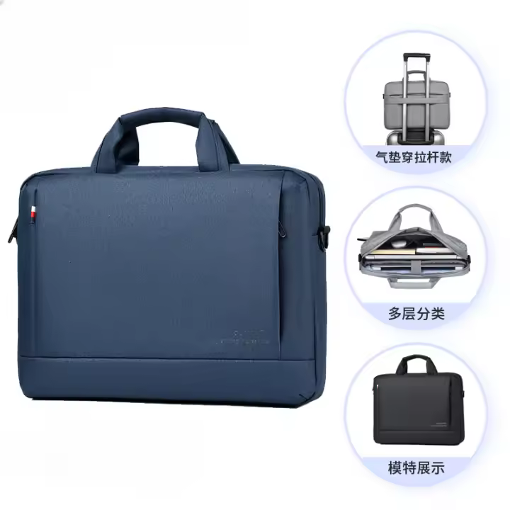 Portátil Apple Bolsa de los Hombres Maletín de Negocios Impermeable - 1