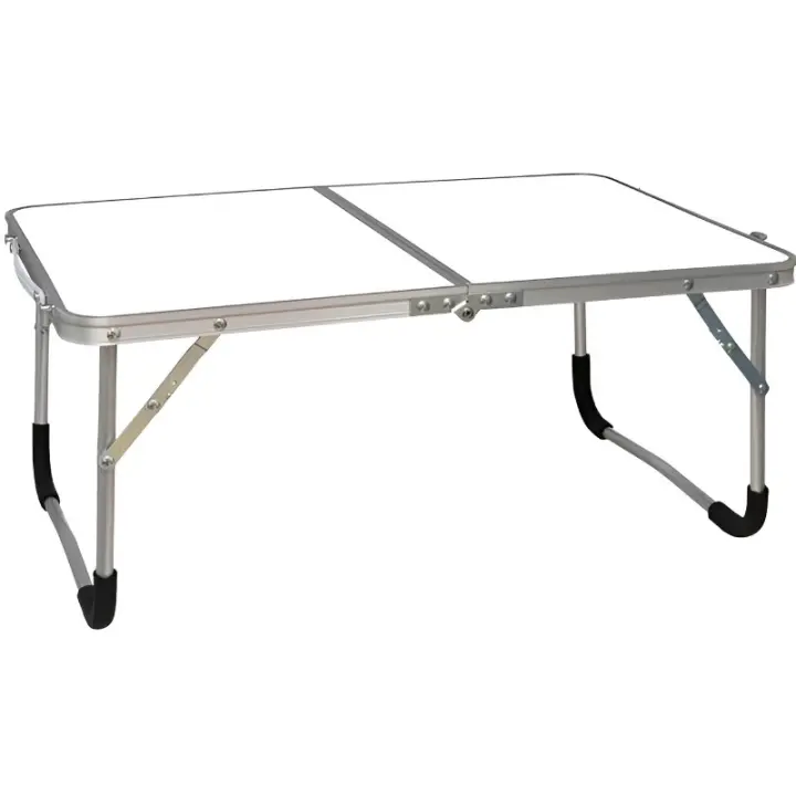 Mesa de Camping Plegable Blanco 26x60x40 Cm - 1