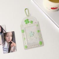 Soporte para sesión fotográfica coreana de fresa y estrella, cubierta de tarjeta de PVC, llavero colgante, Protector de exhibición de tarjeta Idol, decoración colgante de imagen - details 13
