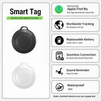 Rastreador GPS funciona con iOS Find My APP MFI, llave con localizador antipérdida global inteligente para billetera, equipo de automóvil, etiqueta para mascotas, 2 piezas. - details 0