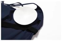 Material de nylon cruzado del estilo sólido sin mangas del top corto del puente de la yoga para el verano/primavera - details 19