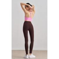 Sujetador deportivo con espalda de carreras para mujer, Top de chándal de gimnasio de Yoga grueso de alto impacto - details 0