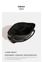 Bolso tote de viaje para mujer, nuevo bolso de gran capacidad de cuero suave de alta gama, bolso grande de hombro - details 4