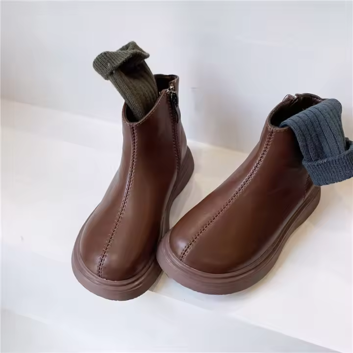 Compañero de clase Niños Botas de bebé de estilo británico Niñas Botas para niños - 1