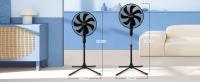 AIGOSTAR Ventilador de Pie Silencioso, 3 Velocidades, 7 Aspas, Oscilante 75 ° ,60W, Altura Ajustable 108-125cm. Diámetro 40 cm. Negro/a - details 6
