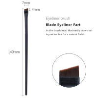 Brochas Profesionales para Maquillaje de Cejas y Delineador de Ojos 2Pcs Herramientas de Belleza para Marca de Cejas Delgadas y Anguladas - details 8