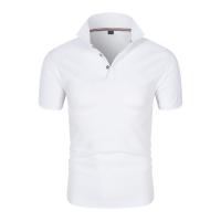 Camisa Polo Para Hombre Urban Chic Gris Clásico Con Detalle De Rayas Corta Estilo Casual Primavera Verano Material Poliéster - details 7