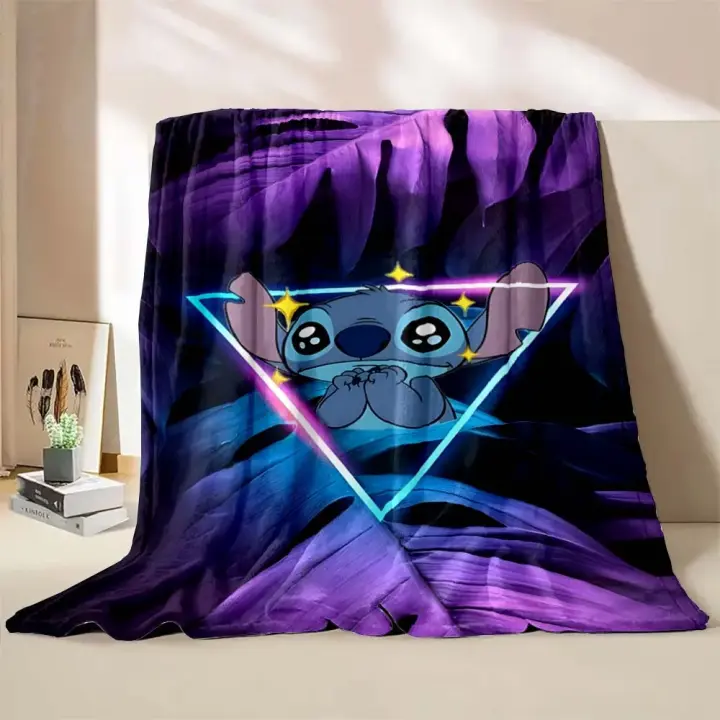 Manta Suave Cálida Stitch Angel Ideal para Niños, Adultos, Viajes al Aire Libre, Regalo para Niñas - 1
