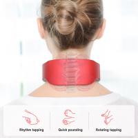 Masajeador De Espalda Cervical EMS Eléctrico Con 6 Modelos Y 9 Velocidades Relajación Automática De 4 Máquinas Para El Cuello Material ABS+Acero Inoxidable Rojo Y Blanco - details 1