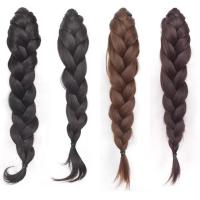 Peluca sintética de moda, cola de caballo trenzada, peluca sucia, cola de caballo alta, extensiones de cabello trenzado largo, extensiones de cola de caballo naturales para mujeres - details 1