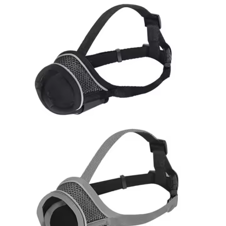 Bozal para Perros Suave y Ajustable 2 Piezas Bozal Mediano para Perros Pequeños - 1