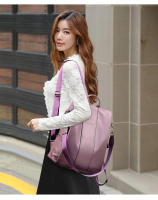 Ba Li Kangaroo-Mochila De cuero suave para mujer, mochila de viaje multifuncional de gran capacidad, antirrobo - details 5