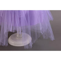 Vestido de noche para niños con flores, pasarela, princesa, niña, tul hinchado, presentadora, actuación de Piano - details 15