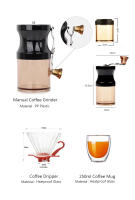 Juego de Herramientas de café V60, cafetera de goteo todo en uno, bolsa de viaje portátil, 9 piezas - details 4