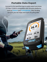 GEOID CC600 Color Screen Bike Computer Smart Navigation GPS Wireless Bicycle Speedometer WIFI ANT+ 11 Languages Cycling Odometer - details 12