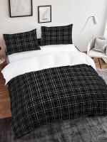 Juego de Cubierta de Edredón de Lujo en Tamaño King Queen Full Twin Ligero Negro y Blanco Estilo Bohemio para Niñas y Niños - details 13