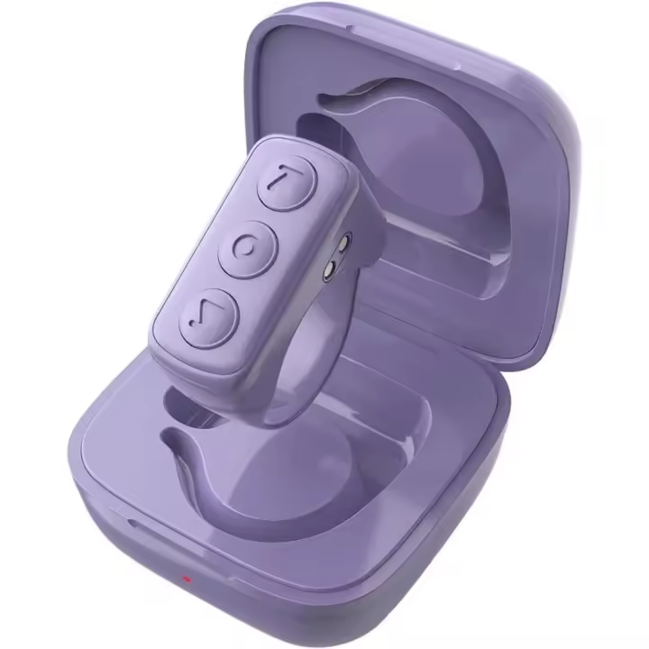 Control remoto para TikTok, volteador de páginas para la aplicación Kindle, control remoto de grabación de video con cámara Bluetooth, anillo de desplazamiento para TIK Tok, iPhone, iPad, iOS, Android - Blanco - 1