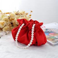 Mini bolso de cubo con cadena de perlas artificiales para mujer, Cartera de pulsera, bolso callejero - details 12