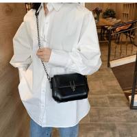 Bolso cruzado vintage para mujer Pequeño cuadrado con cierre de cremallera, correa ajustable, lining de poliéster Perfecto para uso diario, en café marrón, vino rojo, negro - details 3