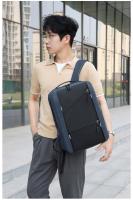 Mochila para Laptop de 15.6 pulgadas para Hombre Impermeable con Puerto de Carga USB Mochila de Negocios de Verano Resistente al Desgaste con Dacron Forro de Nylon - details 26
