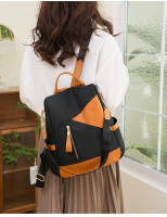 Mochila informal antirrobo para mujer, bolsa de hombro de tela impermeable, ligera, de viaje, oxford - details 19