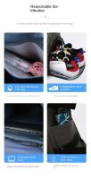 Mochila de gimnasio de viaje para mujer, bolso de mano de gran capacidad, deportivo, personalizado, seco, impermeable, de PU, con compartimento para zapatos - details 14