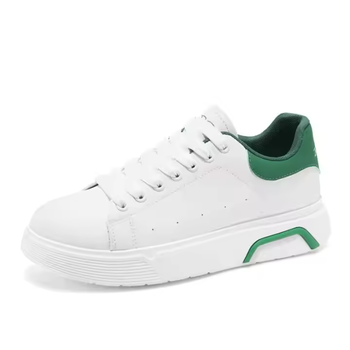Nuevo 2025 zapatos de hombre de estilo caminante de cuero artificial de capa superior de alta calidad, fábrica de calzado deportivo informal de bajo precio, Guangzhou - 1