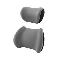 Almohada de cuello ergonómica viscoelástica Almohadilla de apoyo lumbar ajustable para asientos de coche y oficina Accesorios de asiento de larga distancia - details 19