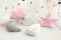 Nueva nube de peluche, Luna, estrella, gota de lluvia, almohada de felpa, cojín suave, juguetes para niños, bebés, niñas, regalo de Navidad, decoración para habitación y coche - details 5