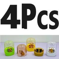 Capybara-afilador de lápices de doble agujero para niños, mini cuchillo de dibujos animados, baratijas de escritorio de plástico, regalo de papelería, creativo, 20 piezas por juego - details 5