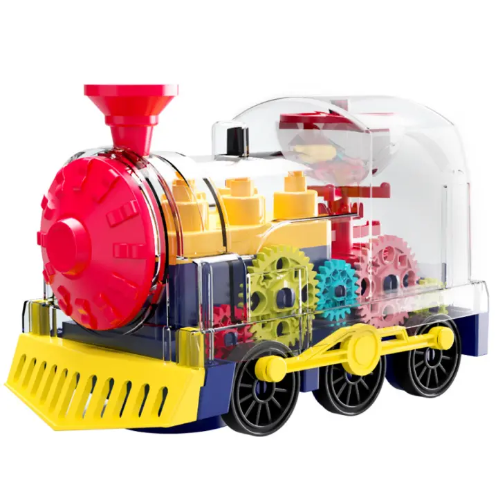 Juguete de Tren con Luz y Música Vehículo de Juego para Niños con Enfrentamiento Educativo - 1