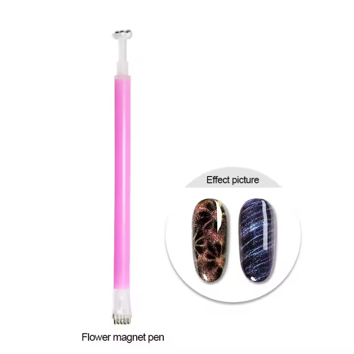 Arte Clavo-Gel magnético para uñas, esmalte semipermanente para manicura, UV, LED, Ojo de gato, rojo y verde - 1