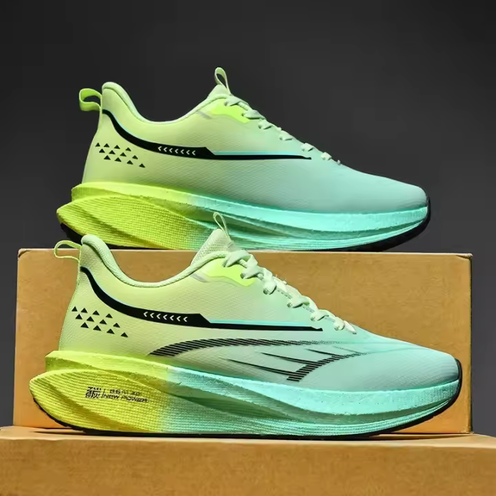 Zapatos amortiguadores de carrera Unisex, nuevas zapatillas antideslizantes transpirables, zapatillas deportivas de lujo para carreras, zapatillas transpirables de moda para correr 48 - 1