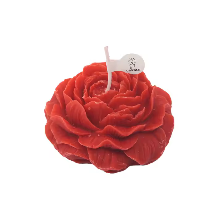Velas perfumadas con flores de peonía a baja temperatura, regalos románticos de acompañamiento - 1