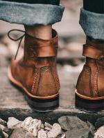 2024 Productos de diseño Street British Dress Zapatos de moda Botas de cuero PU para hombres - details 13