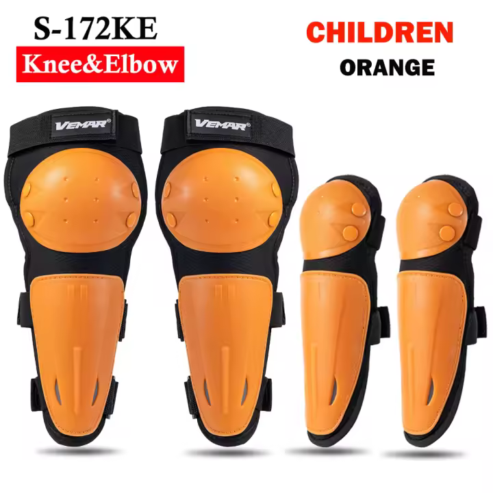 Protectores de Rodilla VEMAR para Niños Armadura Ligera y Suave con Hebilla de Liberación Rápida - 1