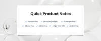 Product Notes