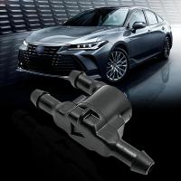 Válvula de retención para limpiaparabrisas de coche, reemplazo de boquilla de limpieza de 3 puertos 8532128020, accesorio de conector de limpieza de tubería de pulverización de limpiaparabrisas, Compatible con Toyota Lexus (negro), 2 piezas - details 4