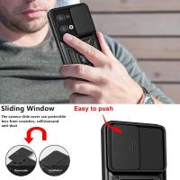 Funda de lujo para cámara OPPO Reno, cubierta protectora deslizante con material exterior de PC + TPU - details 2