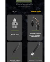 Camping suministros conjunto de multifuncional plegable al aire libre senderismo defensa palo modelos engrosada mango de malla bastones de montañismo - details 4