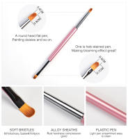 Brocha de Arte de Uñas KADS de Doble Cabeza para Diseño de Esmalte de Uñas Brocha de Pintura Acrílica para Dibujar Patrones Diferentes - details 4