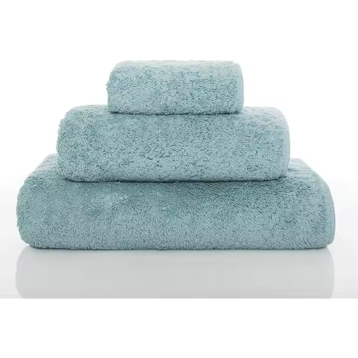 Juego De Toallas De 3 Piezas, Color Blanco ,Naranja gris,azul, algodón 100% - 1