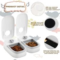 WIYETY Comedero Automático para 2 Comidas: Alimentador con Temporizador y Alfombrilla Antideslizante para Perros y Gatos - details 2