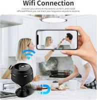 Cámaras ocultas -1080P HD WiFi Cámara de seguridad -Mejor mini cámara Cámaras espía - Cámara inalámbrica WiFi - Nanny Cam - Cámaras de coche para vigilancia - Cámara de vigilancia con detección de movimiento y visión nocturna - details 4