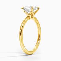 Szjinao-Anillo de moissanita de oro de 14k 100% auténtico para mujer, joyería de oro de lujo para boda, anillos de promesa, artículos de liquidación, gran oferta - details 1