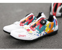 Nuevos zapatos de bicicleta de carretera, zapatillas de ciclismo para hombres, zapatillas de deporte para clítoris de montaña, tacos de ruta, zapatos planos de velocidad para bicicleta de cross, zapatos de Pedal Spd para mujeres - details 17