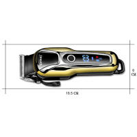 Kemei-cortadora de pelo eléctrica para hombre, cortadora de pelo profesional hine, Barbero, carga rápida por USB, con pantalla LCD - details 7