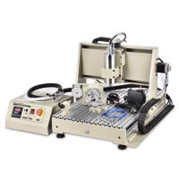 Enrutador CNC de 4 ejes, máquina de grabado de Metal, 6040 kW, fresadora de perforación - details 4
