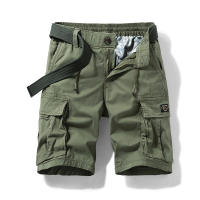 Men's Cargo Shorts Fit Short Outdoor Multi-Pocket Cotton Work Casual Shorts with No Belt - details 3
