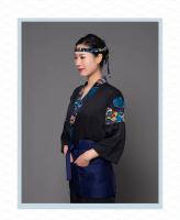 Estilo japonés Chef Sushi restaurante Kimono trabajadores masculinos y femeninos ropa de trabajo Izakaya barbacoa traje de Chef de autoservicio - details 9